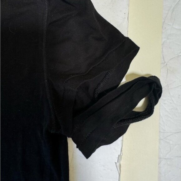 Helmut Lang Cashmere Cotton Cuff Crew Neck Knit Top T Shirt Minimalist Soft M - Picture 4 of 13